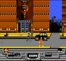 Defenders of Dynatron City (USA) In game screenshot